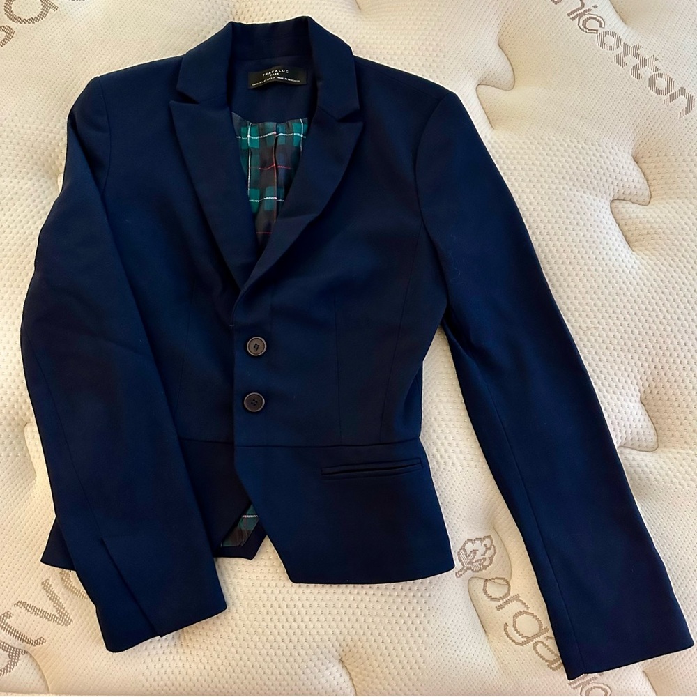 Classic Navy Zara Blazer - XS